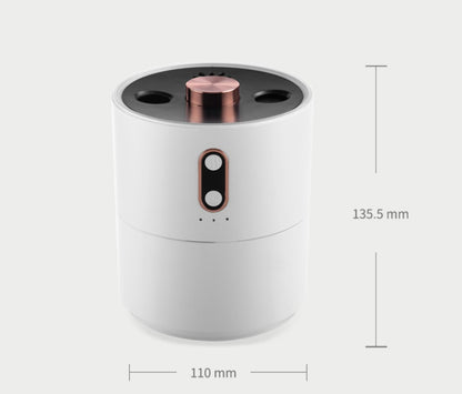 AuraFlame Volcanic Essential Oil Diffuser – 2-in-1 Jellyfish Mist & Fire Effect Night Light