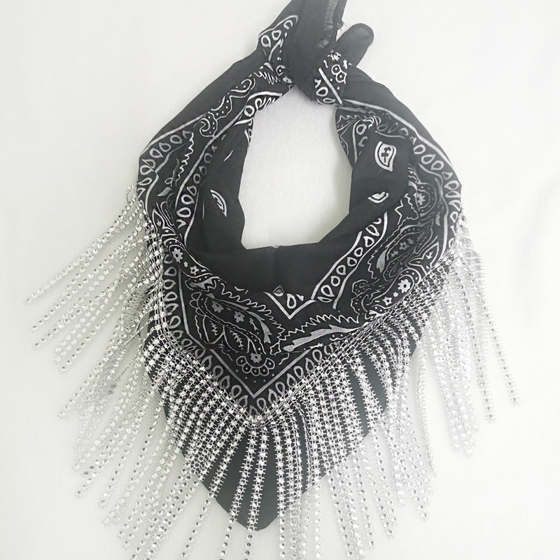 Paisley Vintage Diamond Tassel Scarf - myETYN