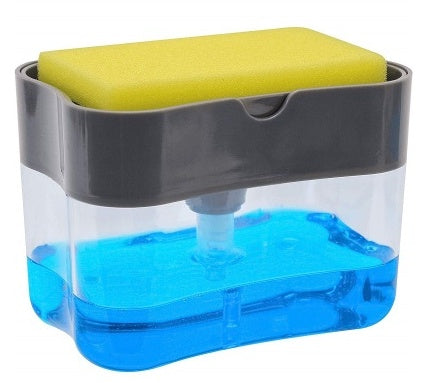 Multifunction Soap Dispenser Sponge Caddy Non-toxic Odorless Dispenser Kitchen Rack Creative Bathroom Washing Soap Storage Box