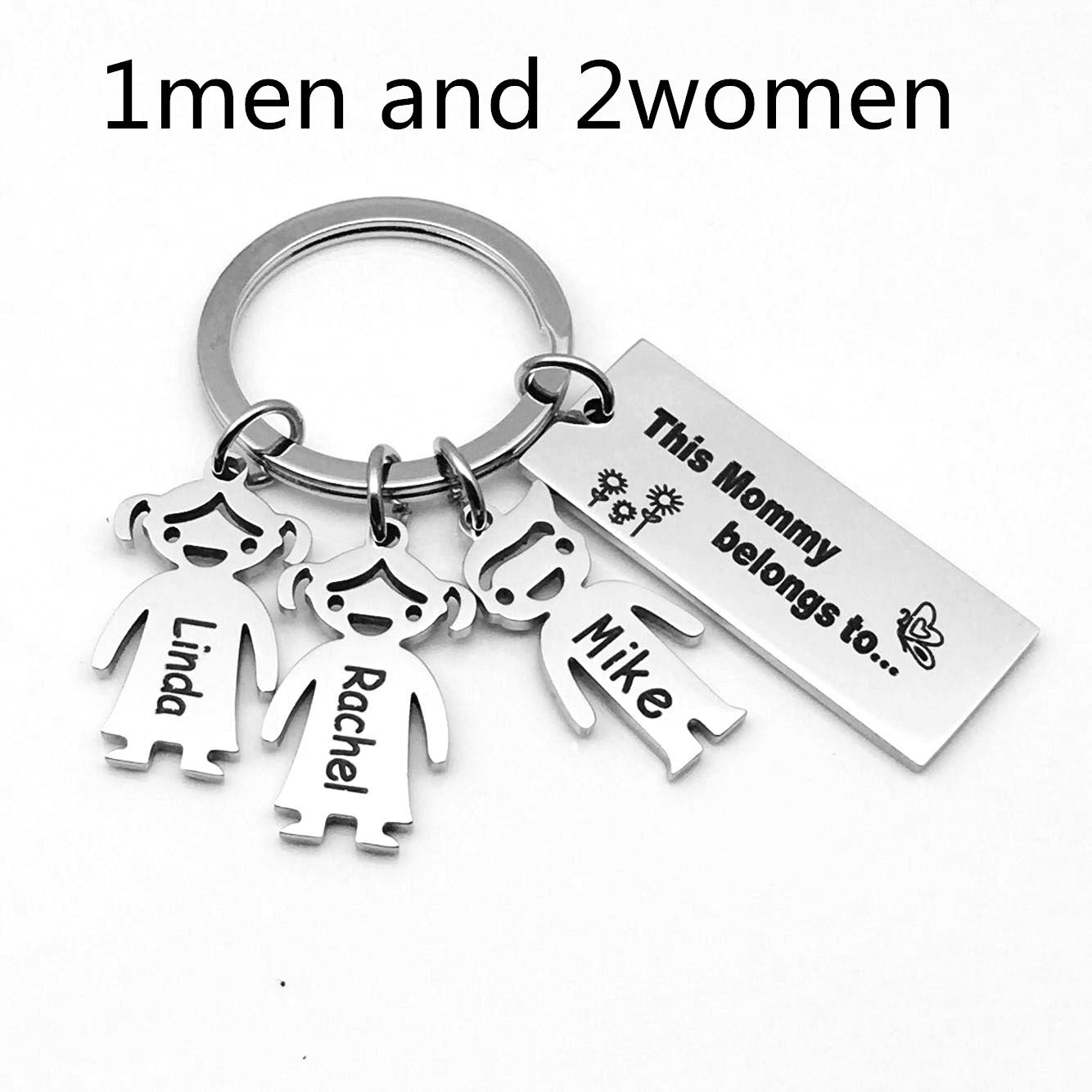 Stainless Steel Boy And Girl Keychain - myETYN