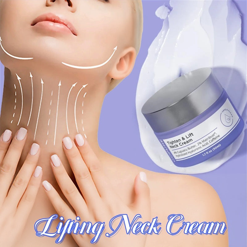 Neck Lines Protein Cream Eliminate Double Chin Moisturizing Reducing Fine Lines Lifting Brightening Rejuvenation Face Skin Care