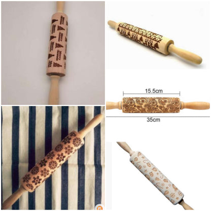 Rolling Pin Christmas Embossing