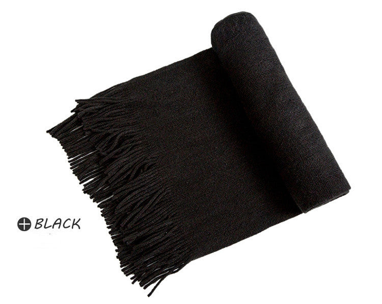 Boy Student's Winter Thick Cashmere Scarf - myETYN