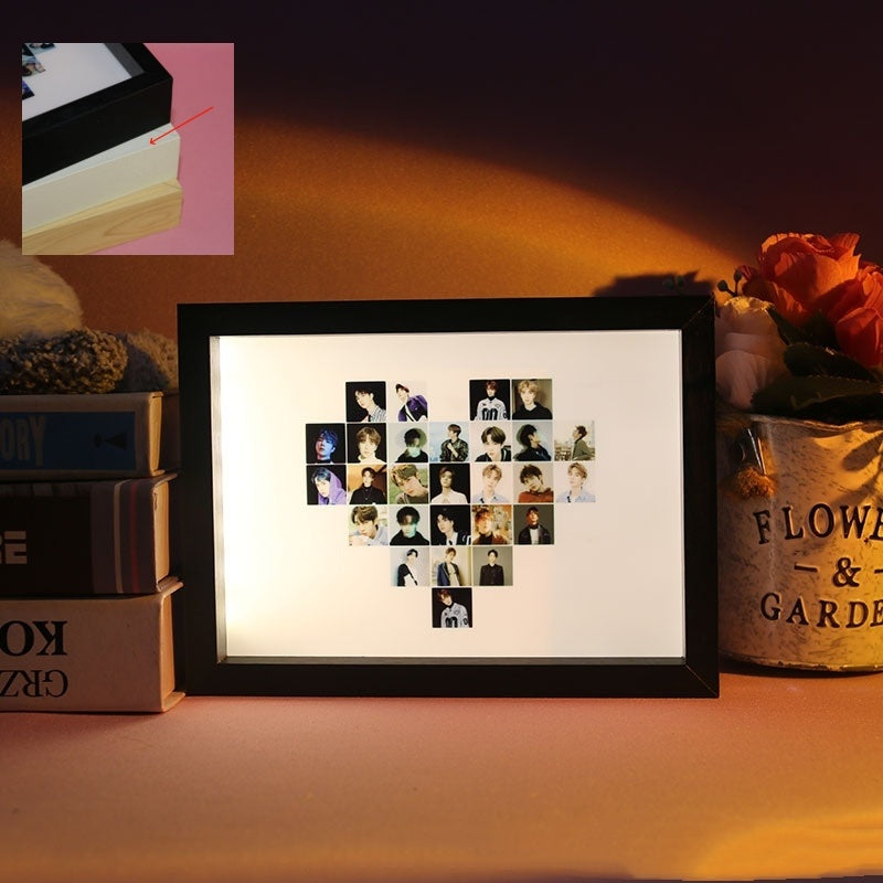 Creative 3D Night Light Photo Frame