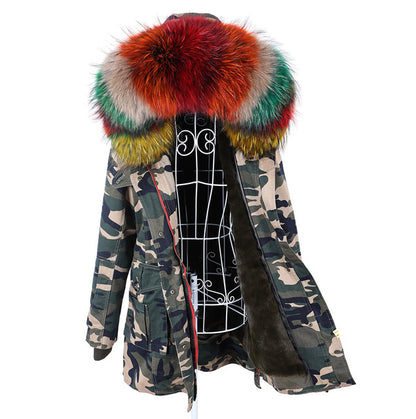 Women’s Faux Fur Collar Winter Coat | Luxury Leisure Polyester Overcoat – XS to XXL