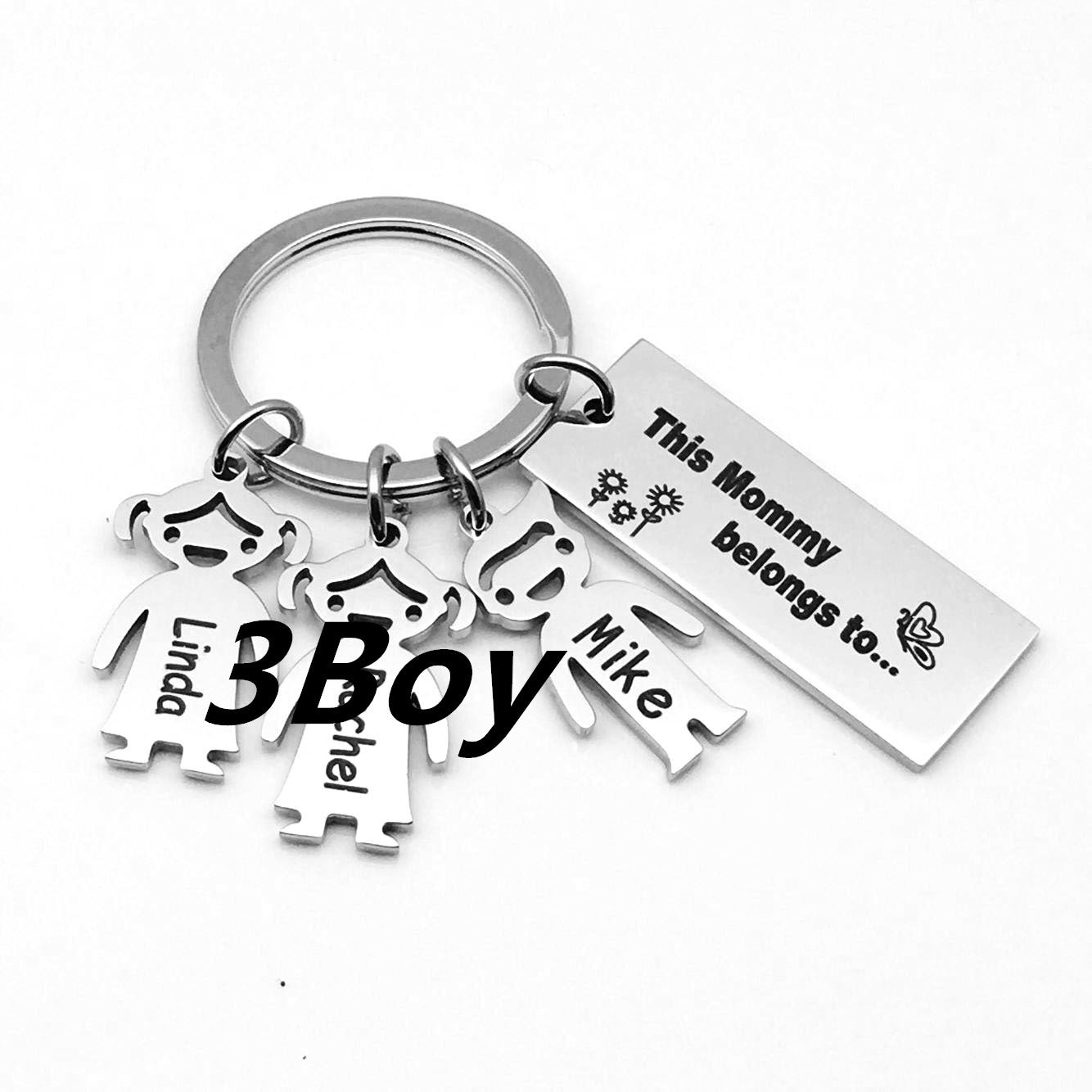 Stainless Steel Boy And Girl Keychain - myETYN