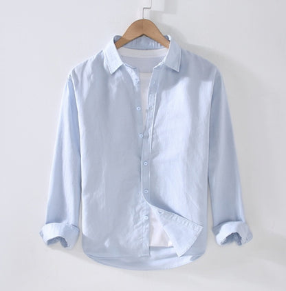 Breathable Cotton Linen Shirt