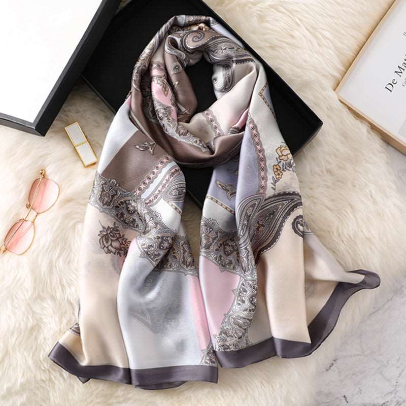 All-Match Spring, Autumn And Winter Silk Scarf Women Thin Scarf myETYN