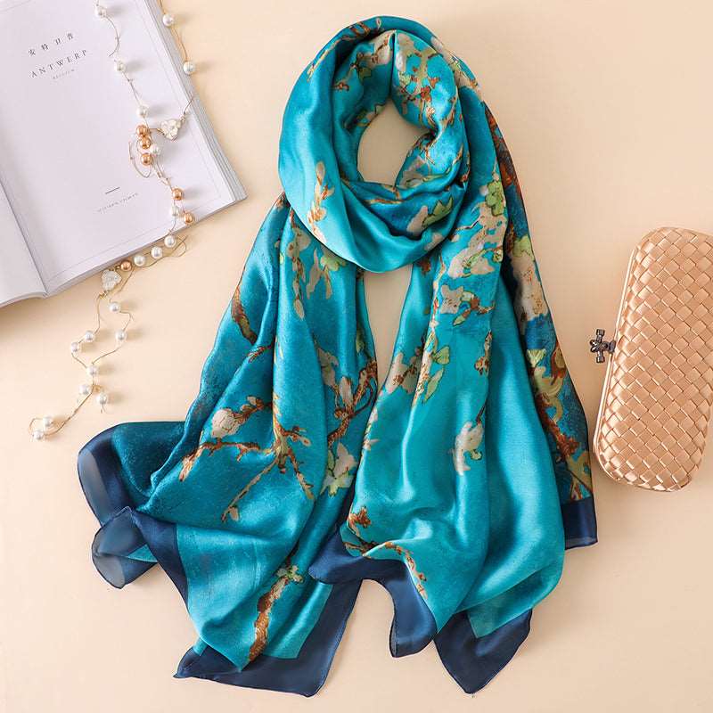 All-Match Spring, Autumn And Winter Silk Scarf Women Thin Scarf myETYN