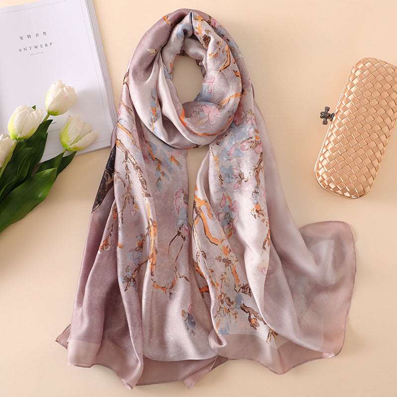 All-Match Spring, Autumn And Winter Silk Scarf Women Thin Scarf myETYN