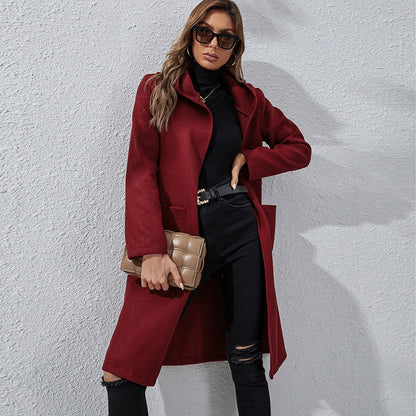 Autumn And Winter New Loose And Long All-match Bottoming Sweater Coat myETYN