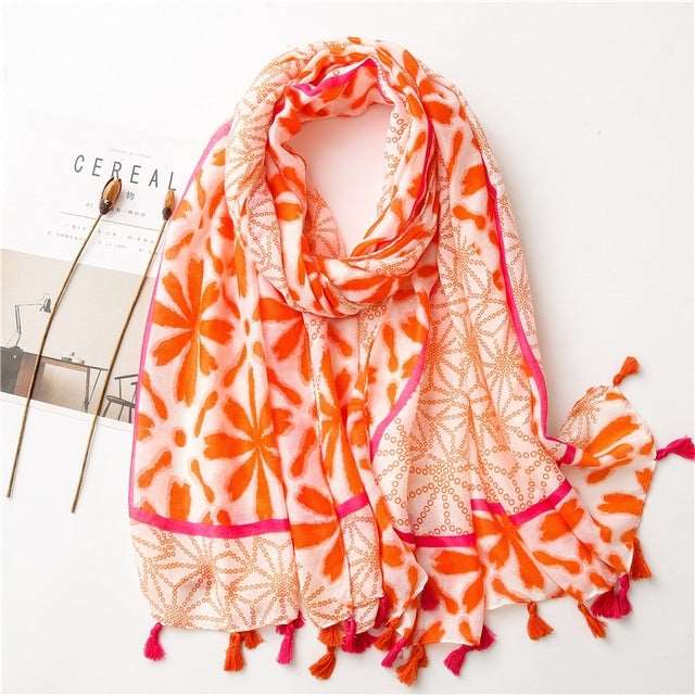 Autumn Scarf for Women Female Scarves Triangle myETYN