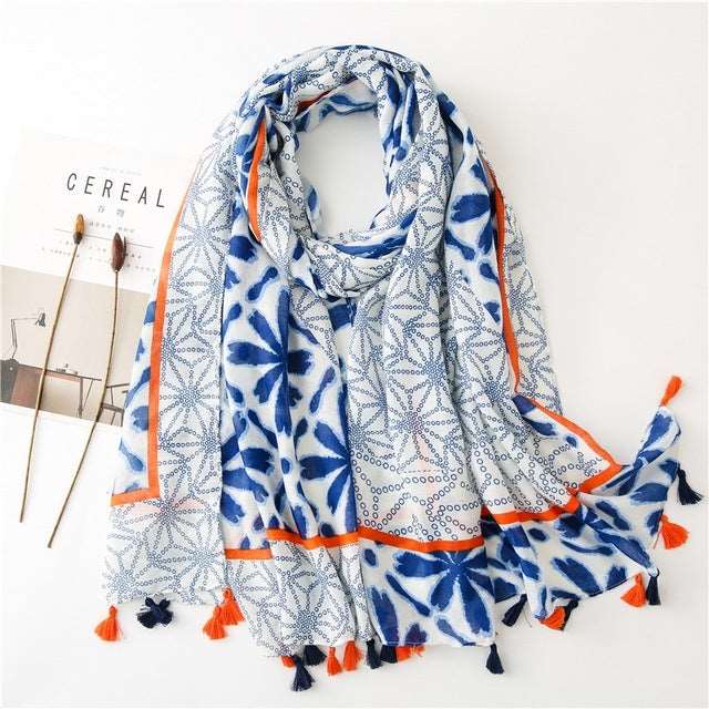 Autumn Scarf for Women Female Scarves Triangle myETYN