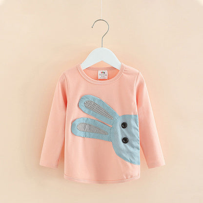 Baby Girl Doll Collar Long Sleeve T-shirt Top myETYN