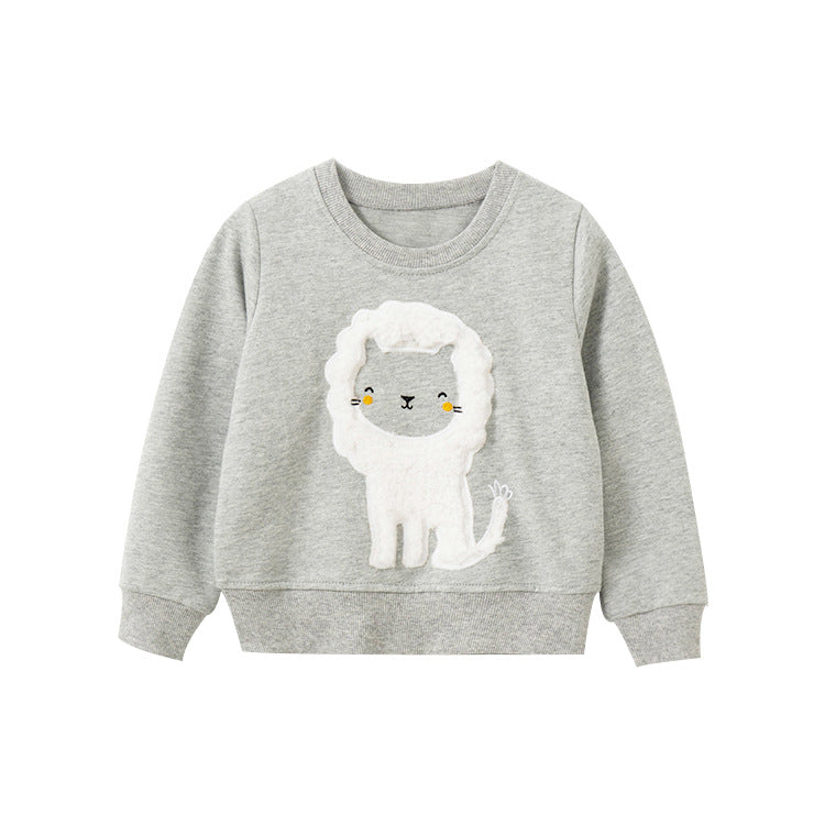 Baby long sleeve round neck pullover myETYN