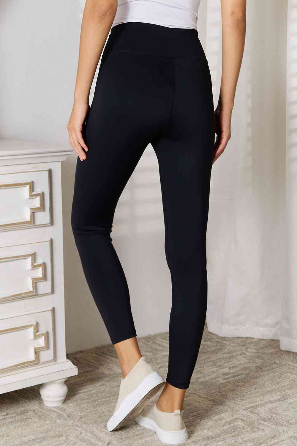 Basic Bae V-Waistband Sports Leggings myETYN