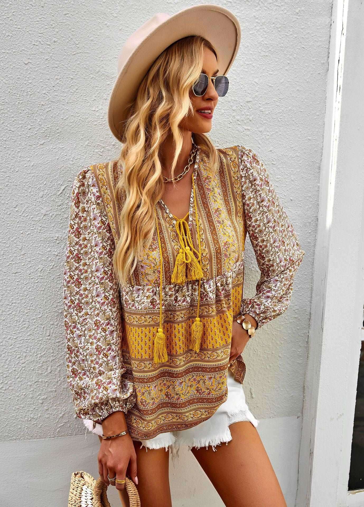 Bohemian Temperament Spring shirt myETYN