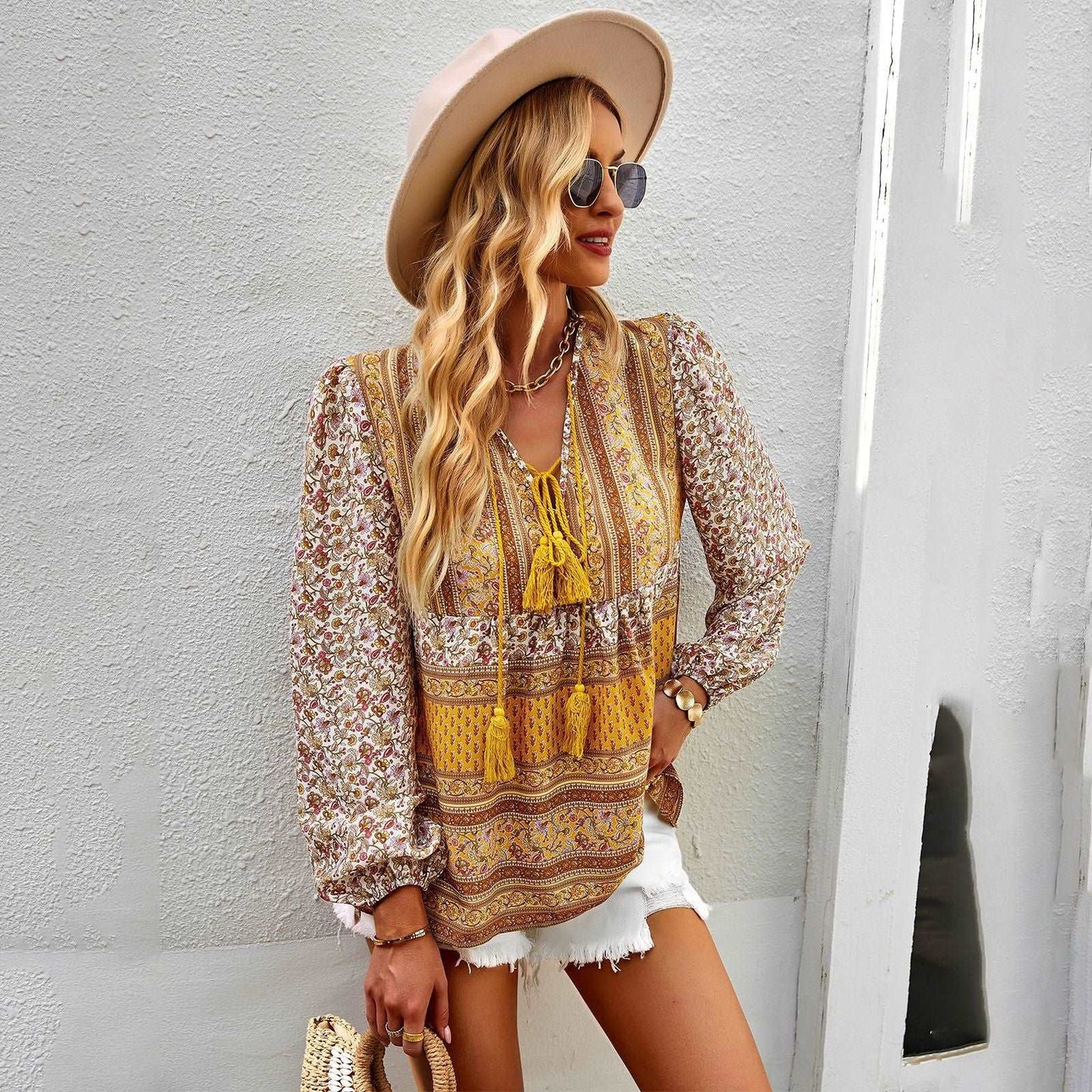 Bohemian Temperament Spring shirt myETYN