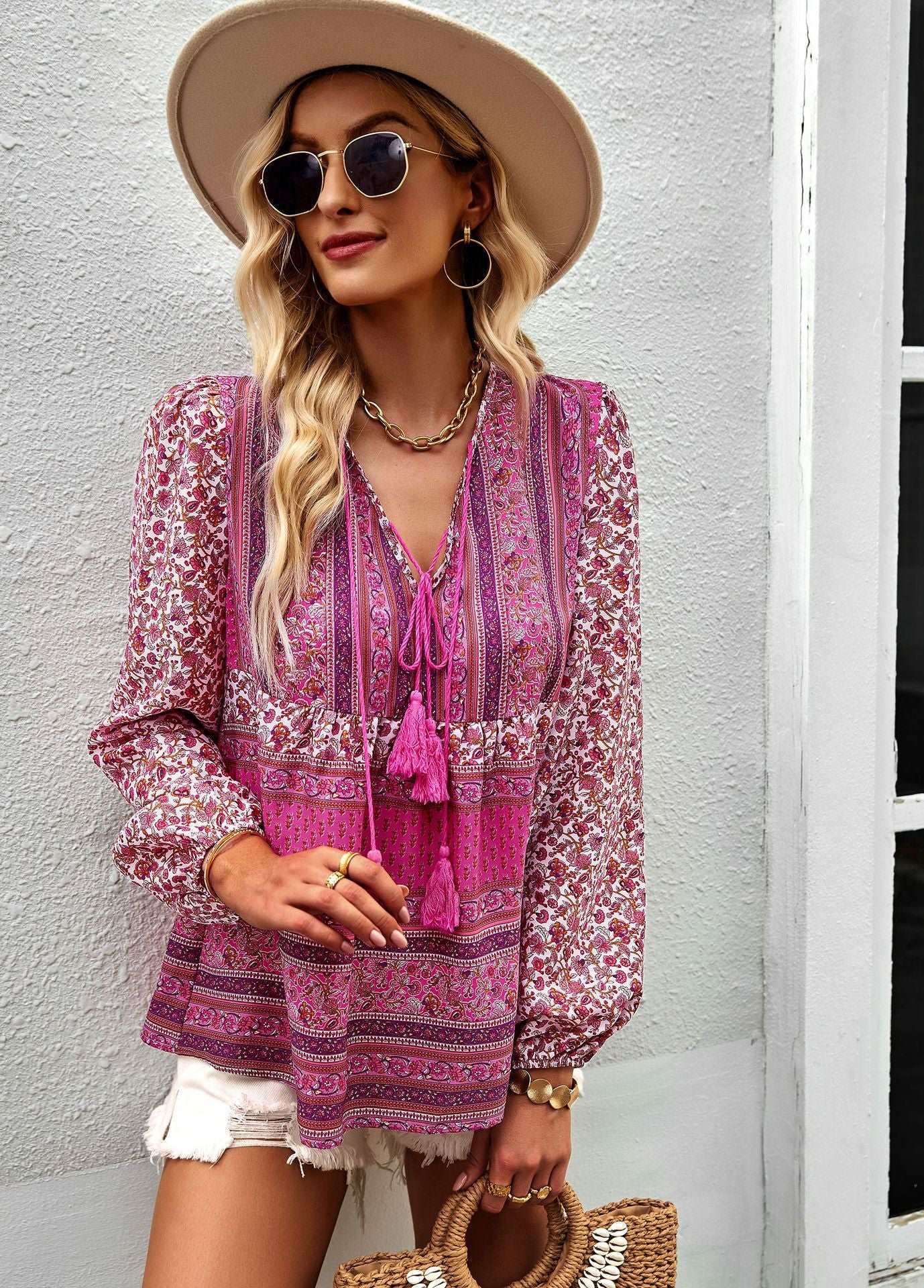 Bohemian Temperament Spring shirt myETYN