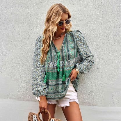 Bohemian Temperament Spring shirt myETYN