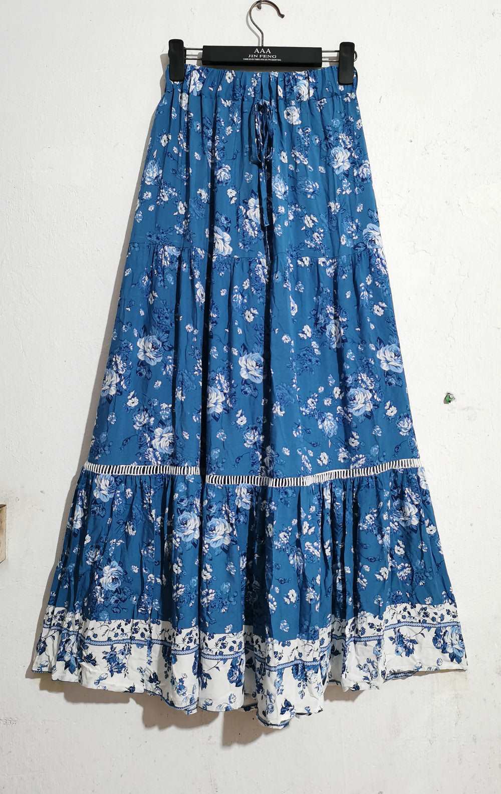 Bohemian Vacation Skirt Ruffled Big Hem Skirt myETYN