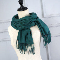 Cashmere Korean Solid Color Scarf myETYN