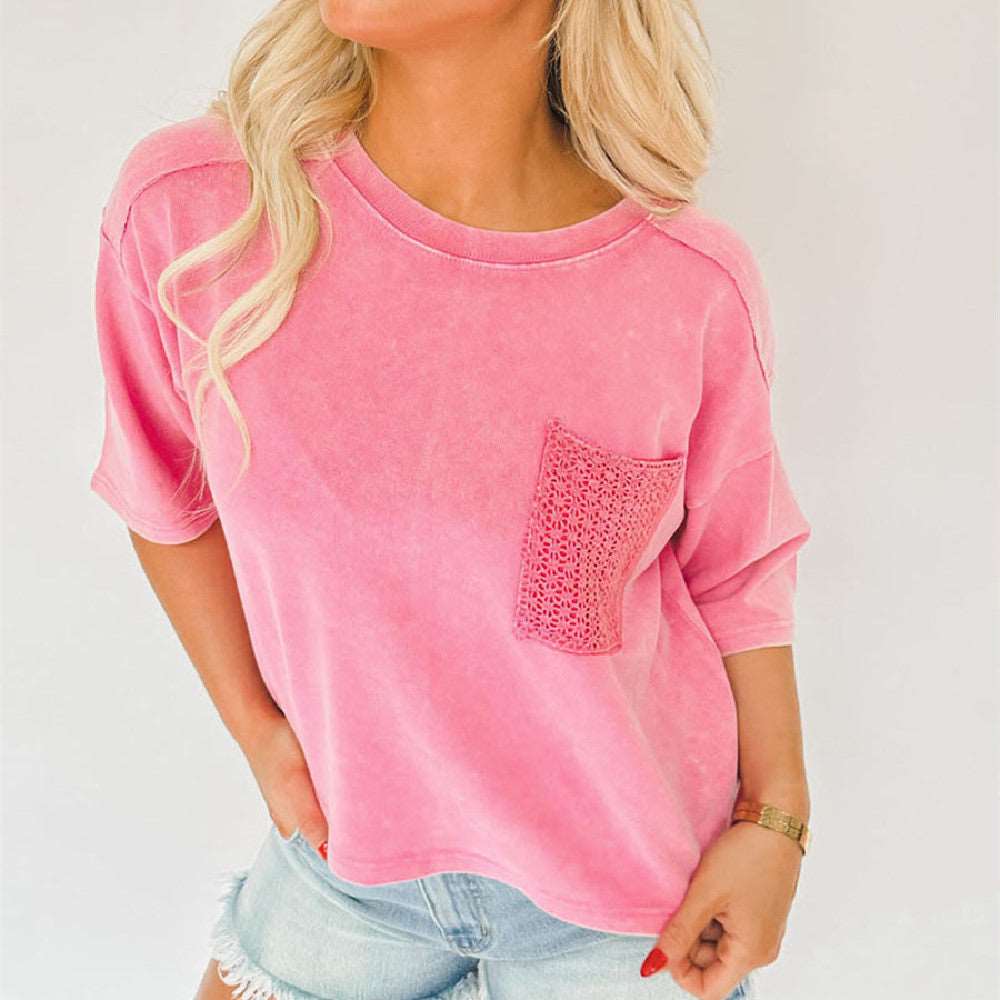 Casual All-match Short-sleeved Top myETYN