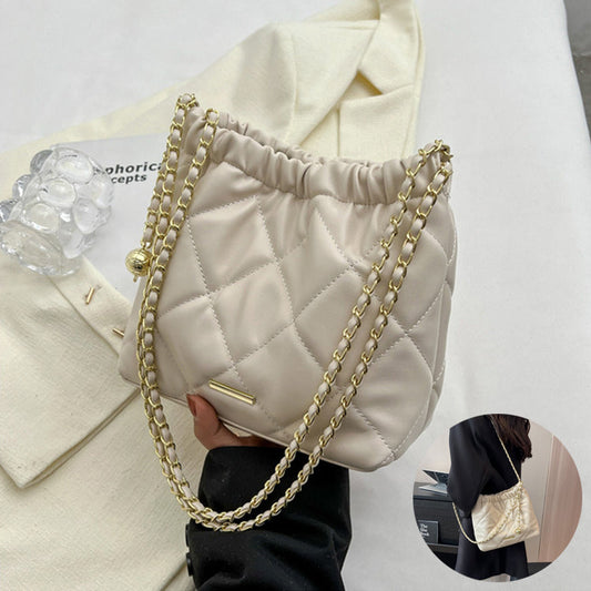 Casual Rhombus Shoulder Bag Chain Messenger Bag Small Bucket Bags Women myETYN