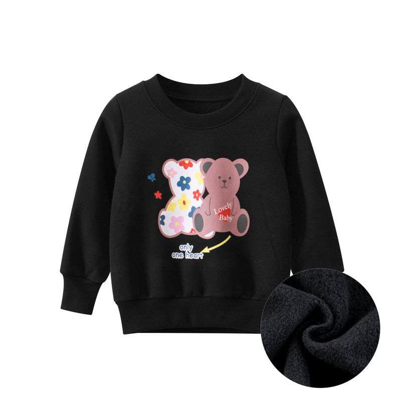 Children's Wear New Children's Sweater Plush Baby Girl's Clothes myETYN