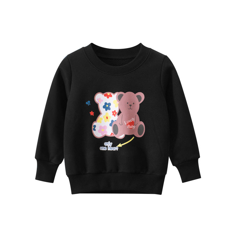 Children's Wear New Children's Sweater Plush Baby Girl's Clothes myETYN