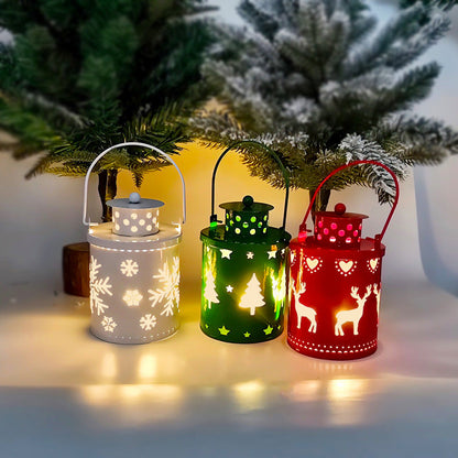 Christmas Candle Lights LED Small Lanterns Wind Lights Electronic Candles Nordic Style Creative Holiday Decoration Decorations myETYN