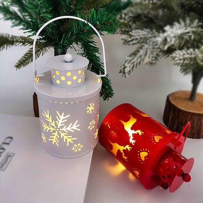 Christmas Candle Lights LED Small Lanterns Wind Lights Electronic Candles Nordic Style Creative Holiday Decoration Decorations myETYN