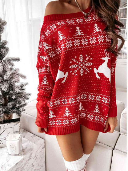 Christmas Long Sleeve Sweater myETYN