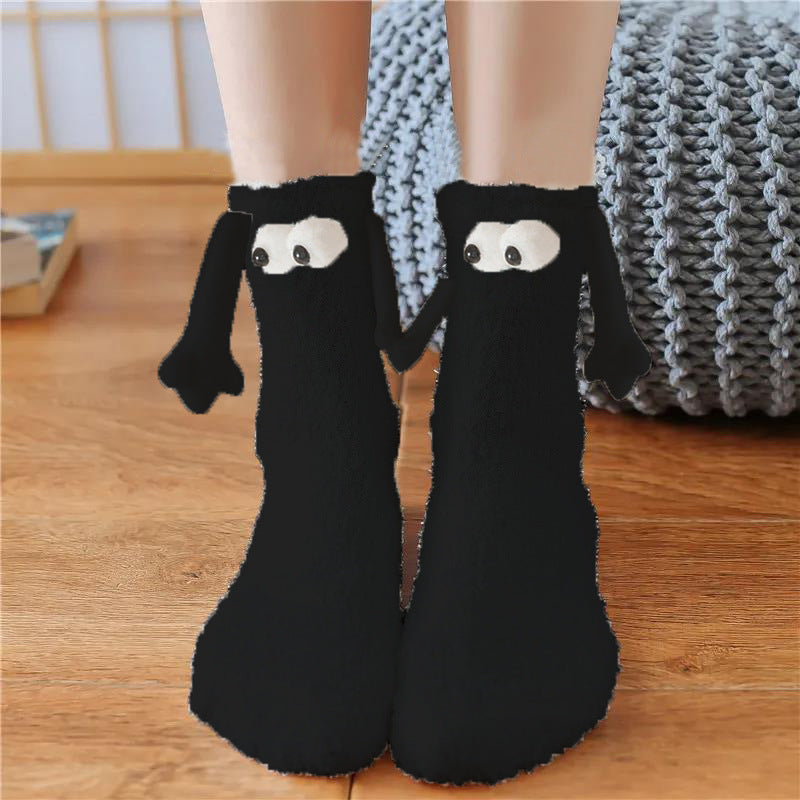 Christmas Supplies Coral Fleece Tube Socks Warm Slipper Bed Socks Winter Soft Warm Slipper myETYN