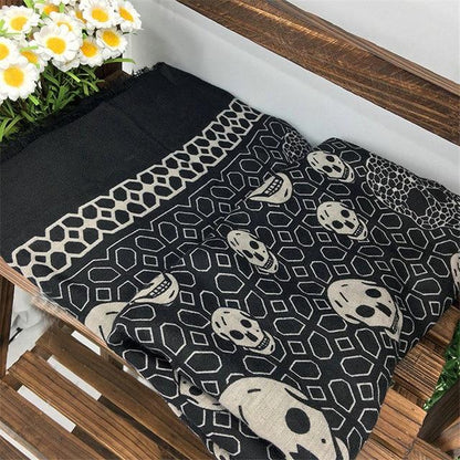 ETYN skull Scarf black European and American Style myETYN