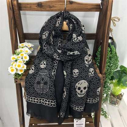 ETYN skull Scarf black European and American Style myETYN