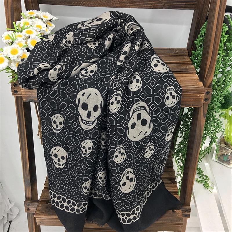 ETYN skull Scarf black European and American Style myETYN