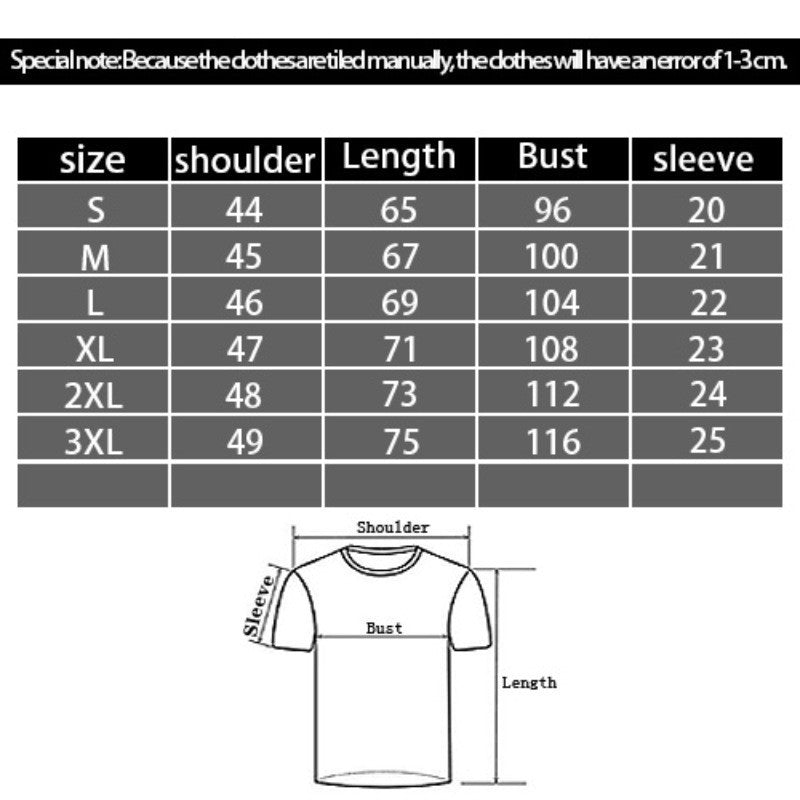 European And American Digital Printing Casual Round Neck Short Sleeves T-shirt myETYN