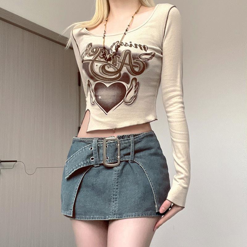 Fashion American Retro Printed T-shirt myETYN