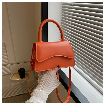 Fashion Messenger Bag Simple Solid Color Tote myETYN