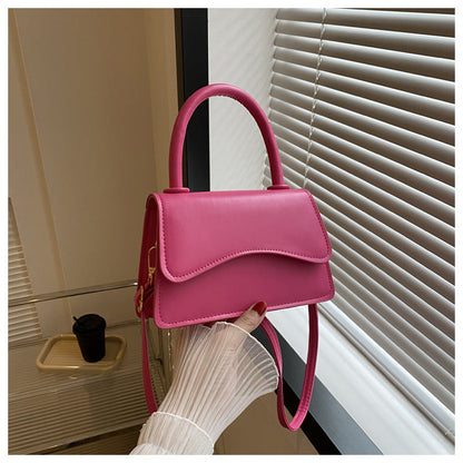 Fashion Messenger Bag Simple Solid Color Tote myETYN