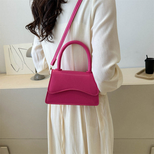 Fashion Messenger Bag Simple Solid Color Tote myETYN