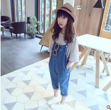 Fashion Simple Children's Casual Harem Overalls myETYN