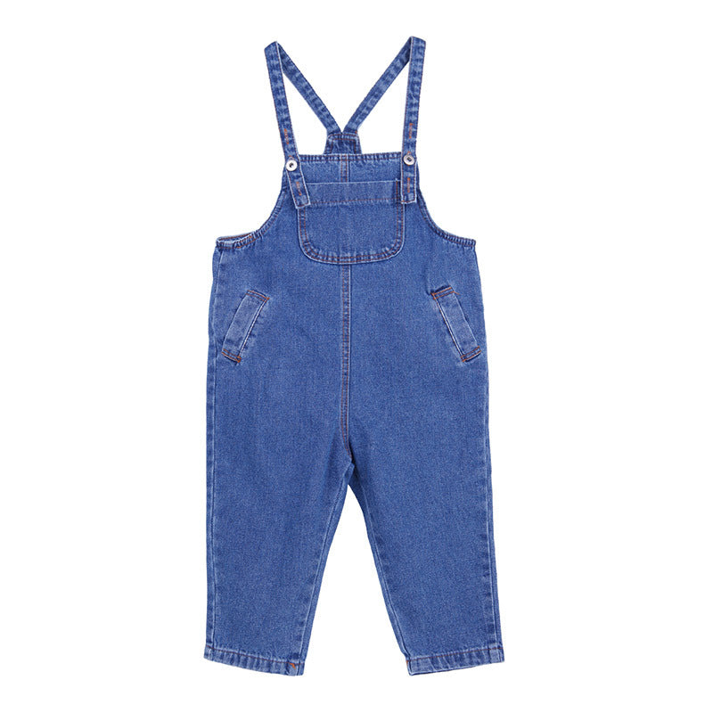 Fashion Simple Children's Casual Harem Overalls myETYN