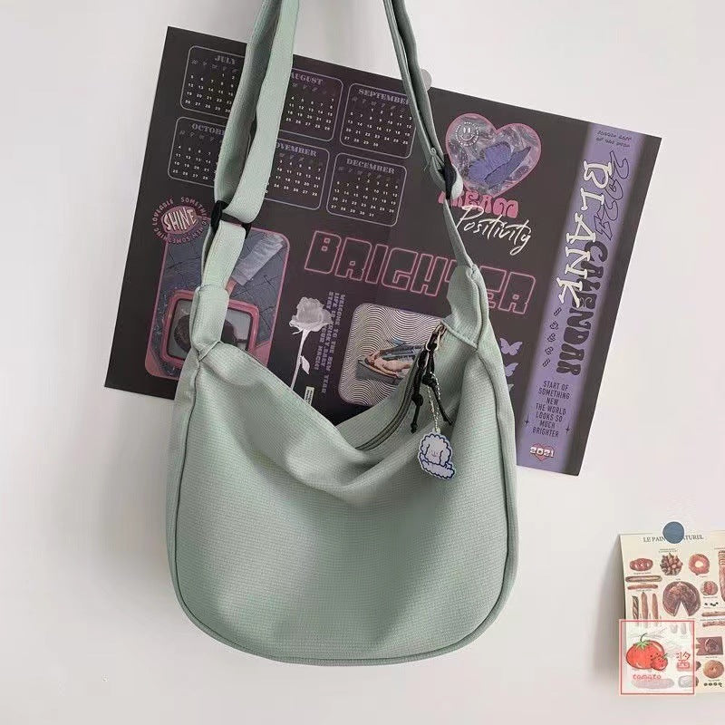 Fashion Simple Japanese Style All-matching Candy Color Fashionable New Women's Shoulder Messenger Bag myETYN