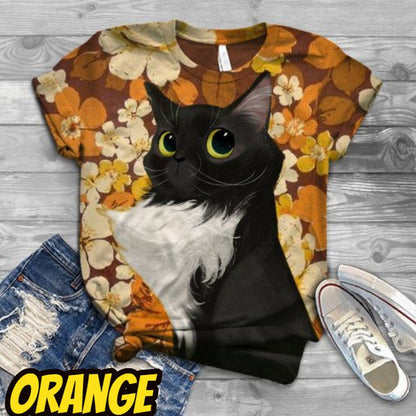 Fashionable Halloween Print T-Shirt for Women myETYN