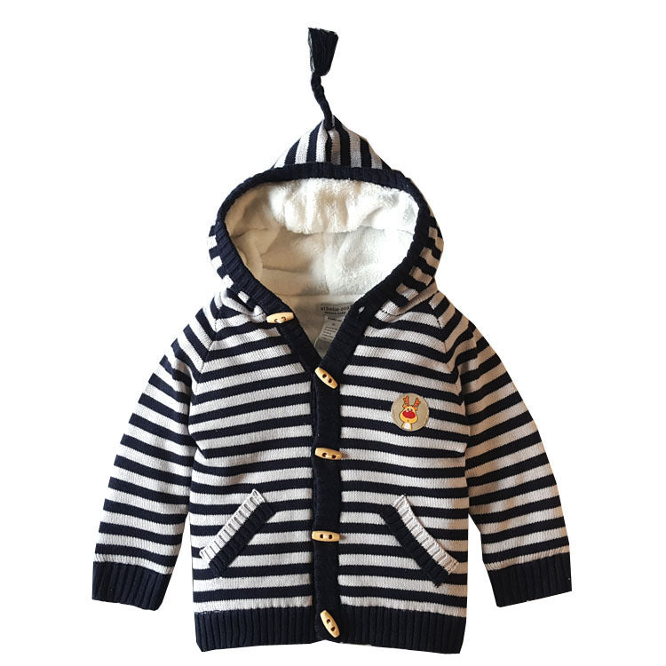 Fleece Thick Children's Cotton Sweater Jacket myETYN