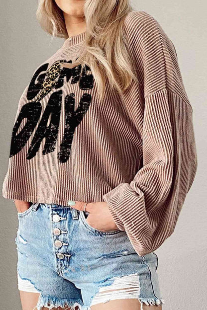 GAME DAY Graphic Blouse myETYN