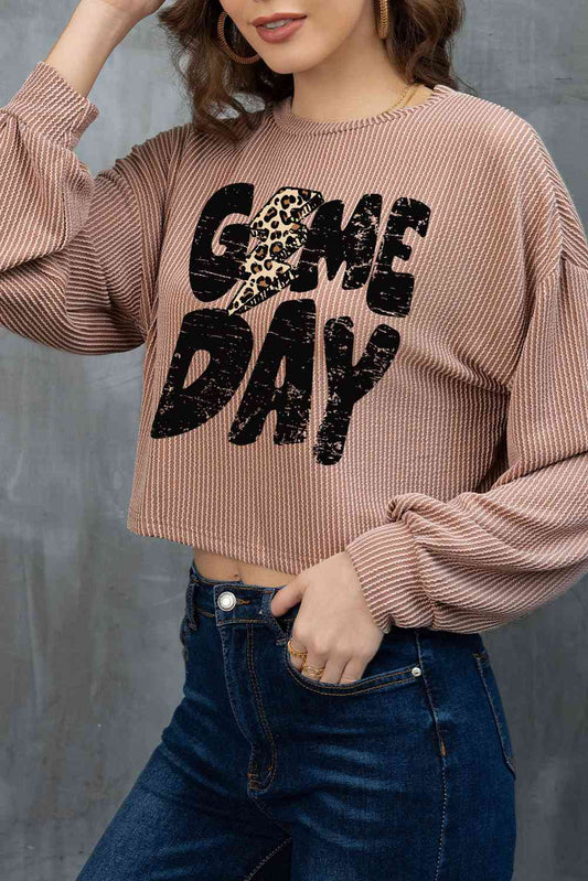 GAME DAY Graphic Blouse myETYN