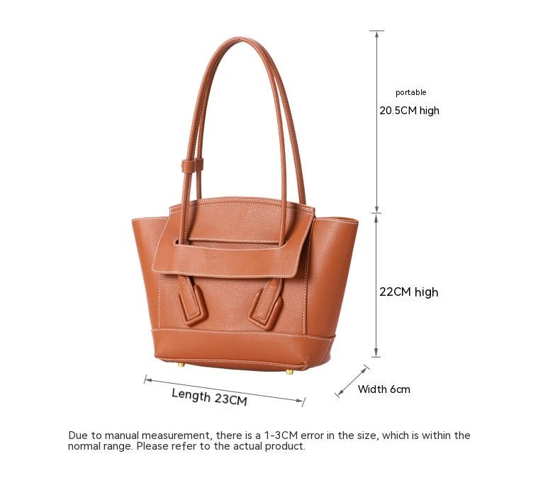 Genuine Leather Women's Bag Special-interest Design Underarm myETYN